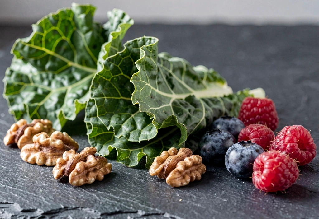 Frische gesunde Zutaten Fokus
